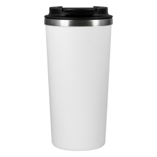 Термокружка вакуумная Palermo, белая, зернистое покрытие Термокружка вакуумная Palermo, белая, зернистое покрытие