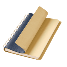 Ежедневник Vista недатированный, синий/бежевый