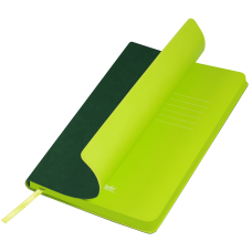 Ежедневник Latte NEW недатированный, зеленый/лимонный Ежедневник Latte NEW недатированный, зеленый/лимонный