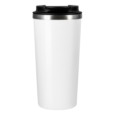 Термокружка вакуумная Palermo, белая, гладкое покрытие Термокружка вакуумная Palermo, белая, гладкое покрытие