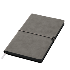 Ежедневник In Velour недатированный, серый