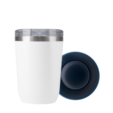 Термокружка вакуумная с керамическим покрытием Arctic, белый/синий