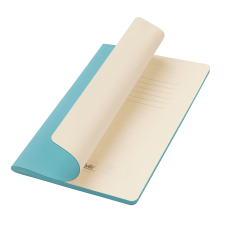 Блокнот Alpha slim, лазурный Блокнот Alpha slim, лазурный