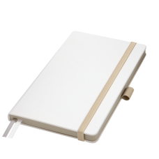 Ежедневник Arctic недатированный, белый/серый
