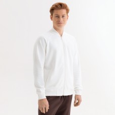 Толстовка на молнии, унисекс TORRES белая, размер XXXL