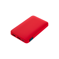 Внешний аккумулятор с подсветкой Ancor 5000 mAh, красный