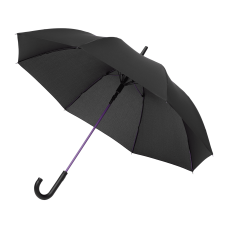 Зонт-трость Quantum, черный/фиолетовый Зонт-трость Quantum, черный/фиолетовый