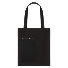 Подарочный набор Lite, черный (шоппер, ежедневник, ручка) Подарочный набор Lite, черный (шоппер, ежедневник, ручка)