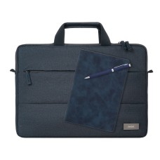 Подарочный набор Forum, синий (сумка, ежедневник, ручка) Подарочный набор Forum, синий (сумка, ежедневник, ручка)