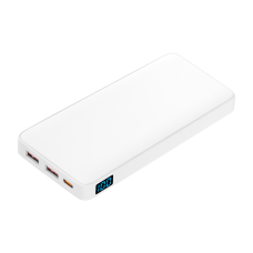 Внешний аккумулятор с подсветкой Ancor PD Plus 10000 mAh, белый