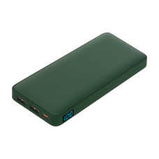 Внешний аккумулятор с подсветкой Ancor PD Plus 10000 mAh, зеленый