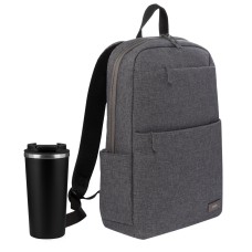 Подарочный набор Palermo, Forst, серый/черный (рюкзак, термокружка) Подарочный набор Palermo, Forst, серый/черный (рюкзак, термокружка)