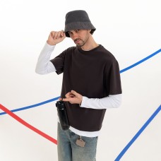 Футболка унисекс RUST NEO, 240 гр., коричневый, размер XL/2XL