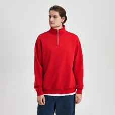 Толстовка на молнии унисекс FLOW, красная, размер 3XL/4XL