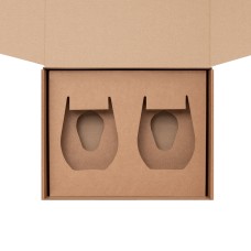 Доп. ложемент под 2 стакана для воды (для рифленого стекла) в малую коробку (арт. 21001.020)