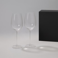 Подарочный набор 2 бокала для вина Blanche в черной коробке Подарочный набор 2 бокала для вина Blanche в черной коробке