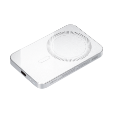 Внешний аккумулятор Artex PD 5000mAh с функцией беспроводной зарядки 15W, серебряный