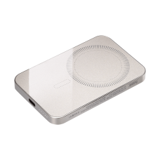 Внешний аккумулятор Artex PD 5000mAh с функцией беспроводной зарядки 15W, титановый