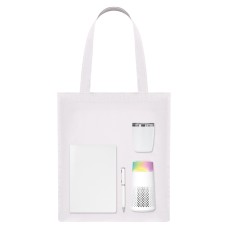 Подарочный набор Welcome Pack Galaxy, белый  (термокружка, очиститель воздуха, ежедневник, ручка, шоппер)