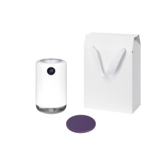 Подарочный набор Bliss, Auris, фиолетовый (увлажнитель воздуха, зарядное устройство)