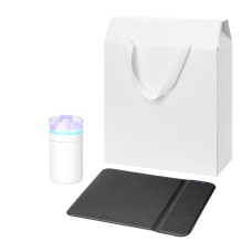 Подарочный набор Crystal, Honor, черный (увлажнитель воздуха, зарядное устройство) Подарочный набор Crystal, Honor, черный (увлажнитель воздуха, зарядное устройство)