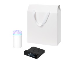 Подарочный набор Crystal, Rigel, черный (увлажнитель воздуха, зарядное устройство) Подарочный набор Crystal, Rigel, черный (увлажнитель воздуха, зарядное устройство)