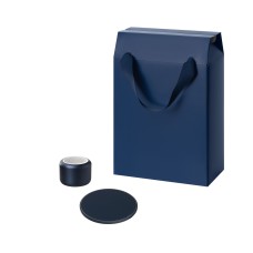 Подарочный набор Passion, Auris, синий (колонка, зарядное устройство) Подарочный набор Passion, Auris, синий (колонка, зарядное устройство)