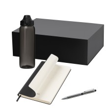 Подарочный набор Nevada, Star, черный (бутылка, ежедневник, ручка) Подарочный набор Nevada, Star, черный (бутылка, ежедневник, ручка)
